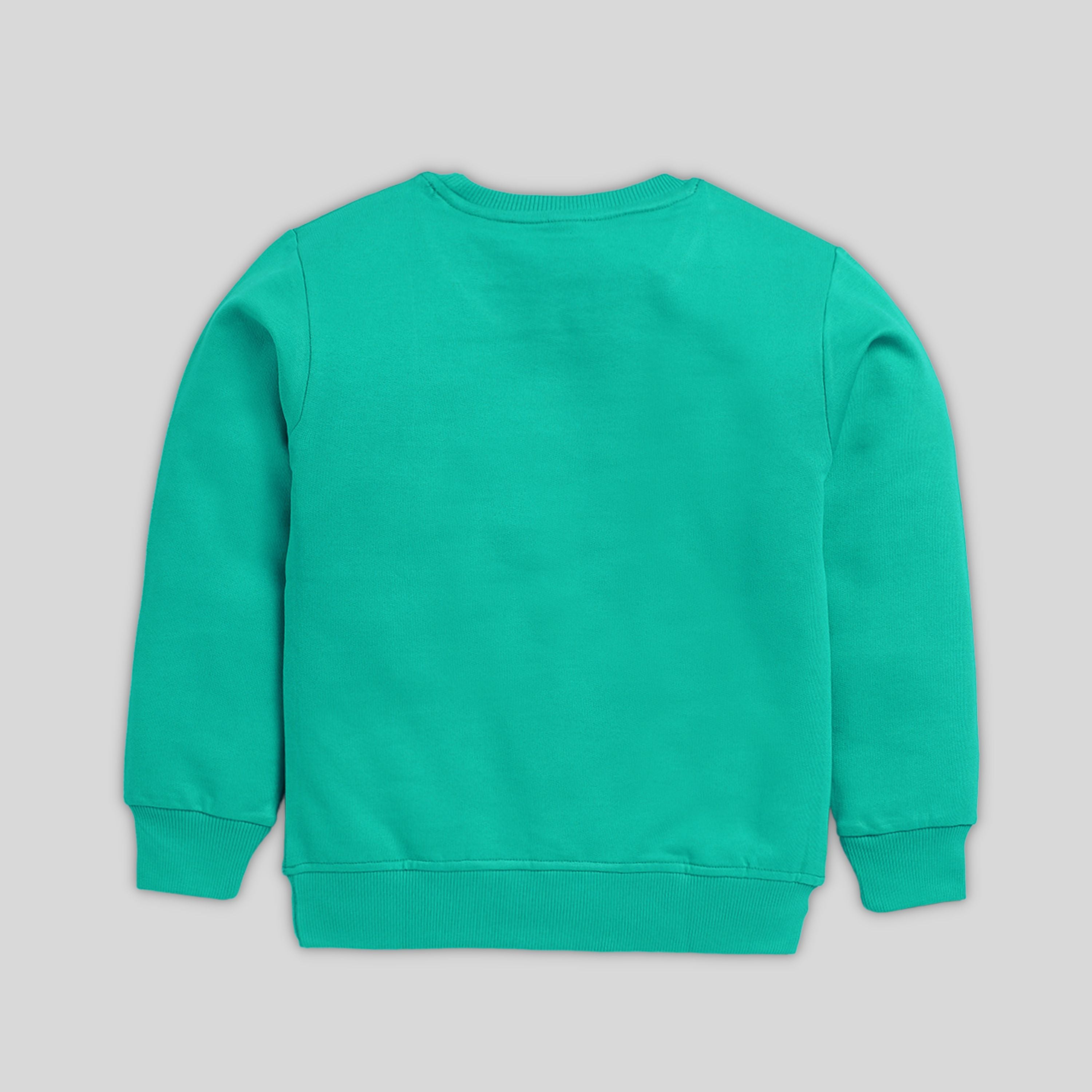 Printed Sweatshirt For Boy-R. Green