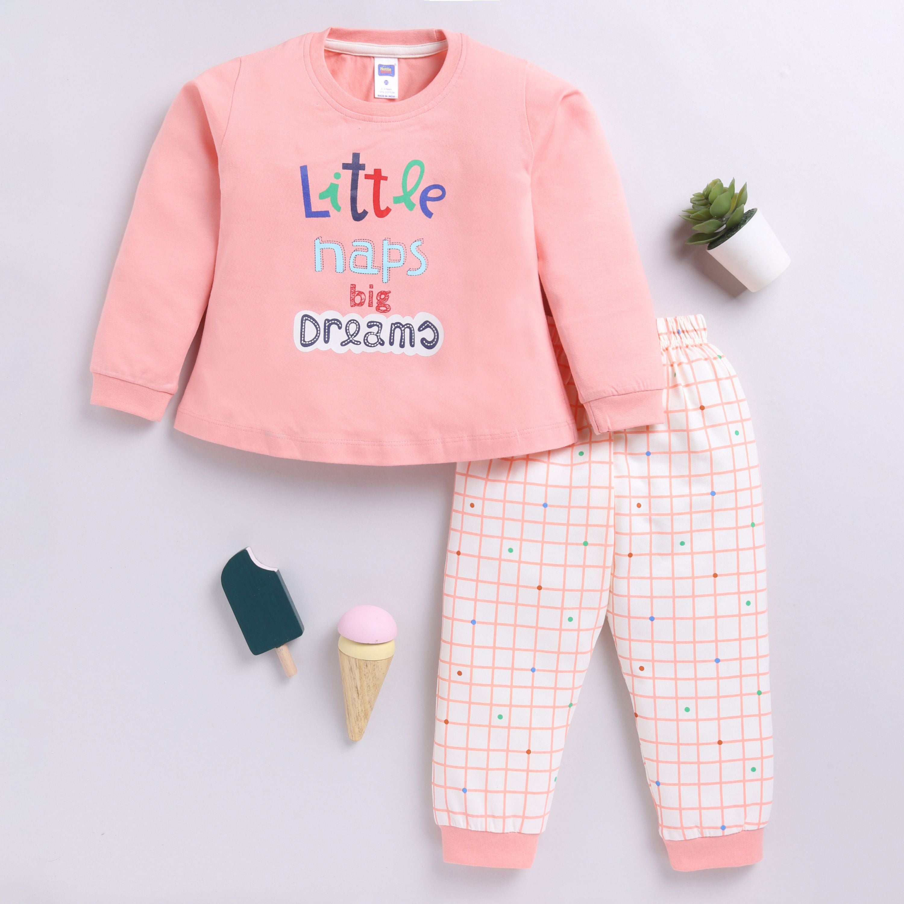 Girl Clothing Set - Coral