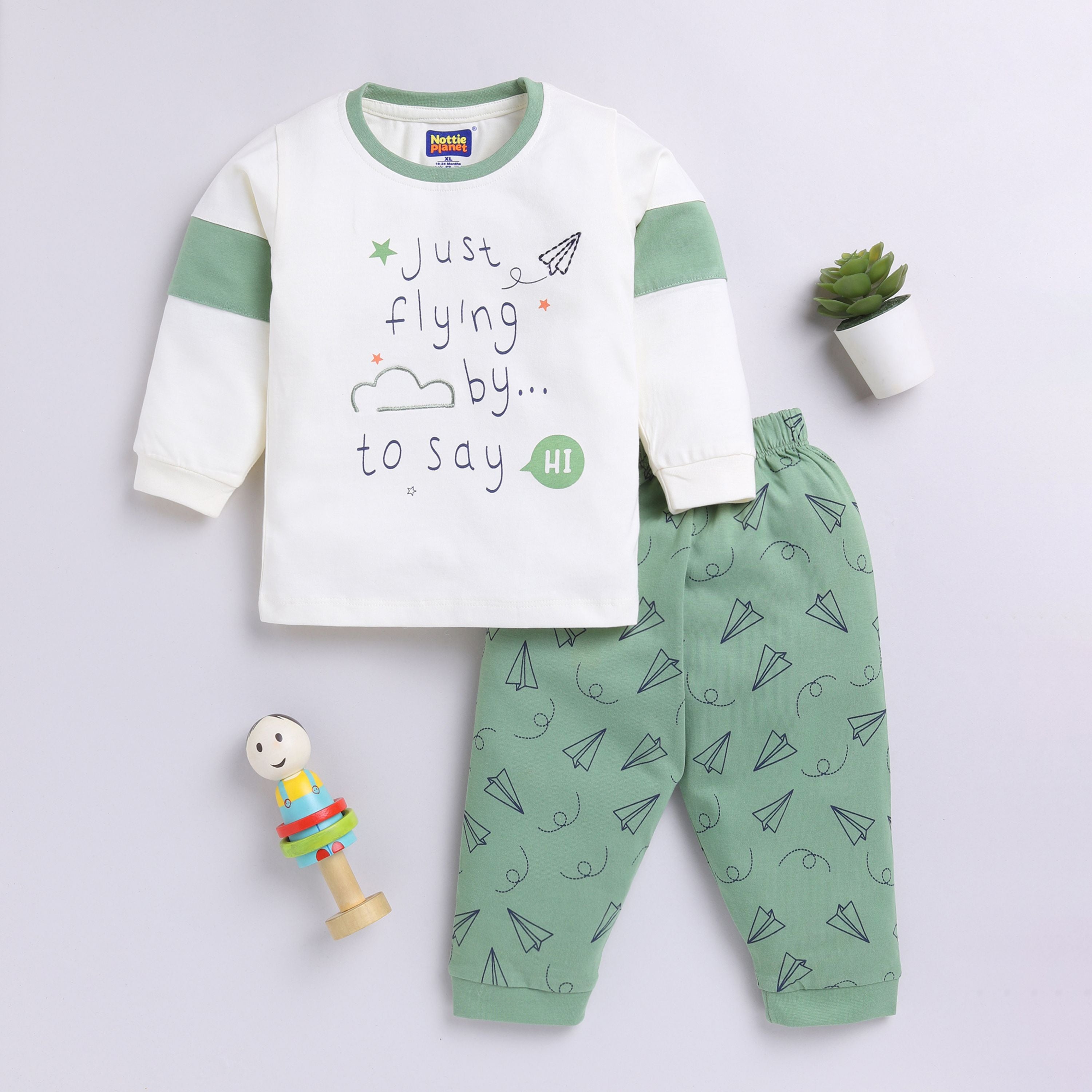 CLOTHING SET FOR BOY - GREEN