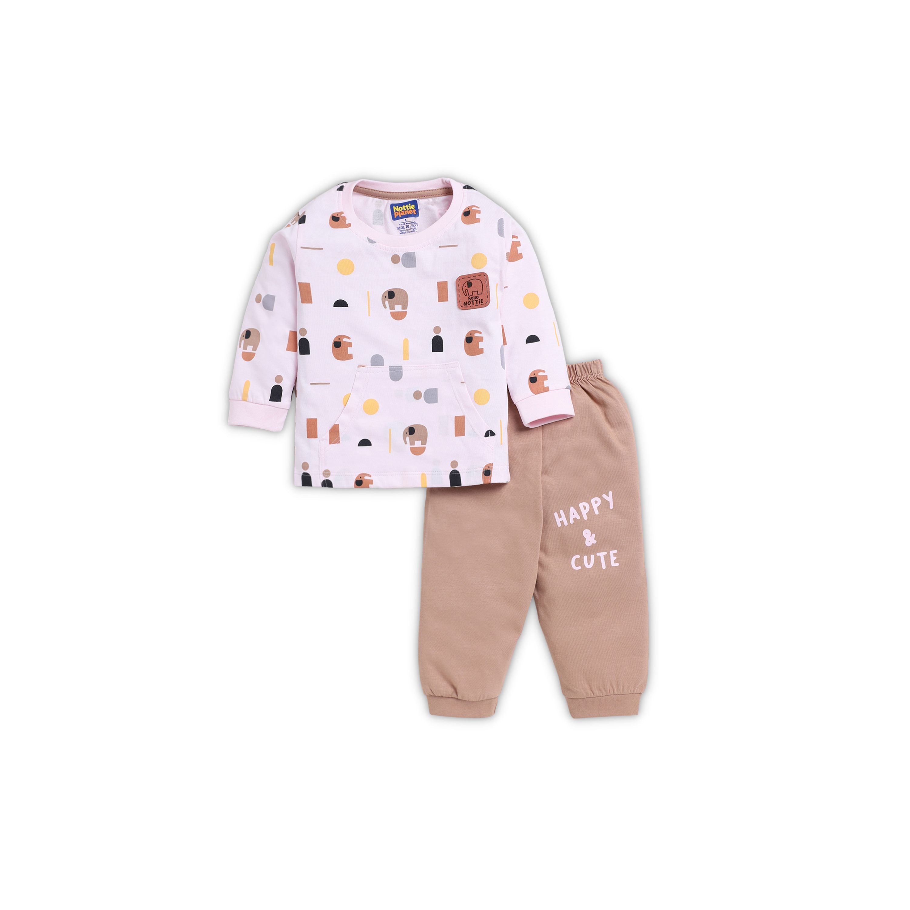 CLOTHING SET FOR BOY - PINK