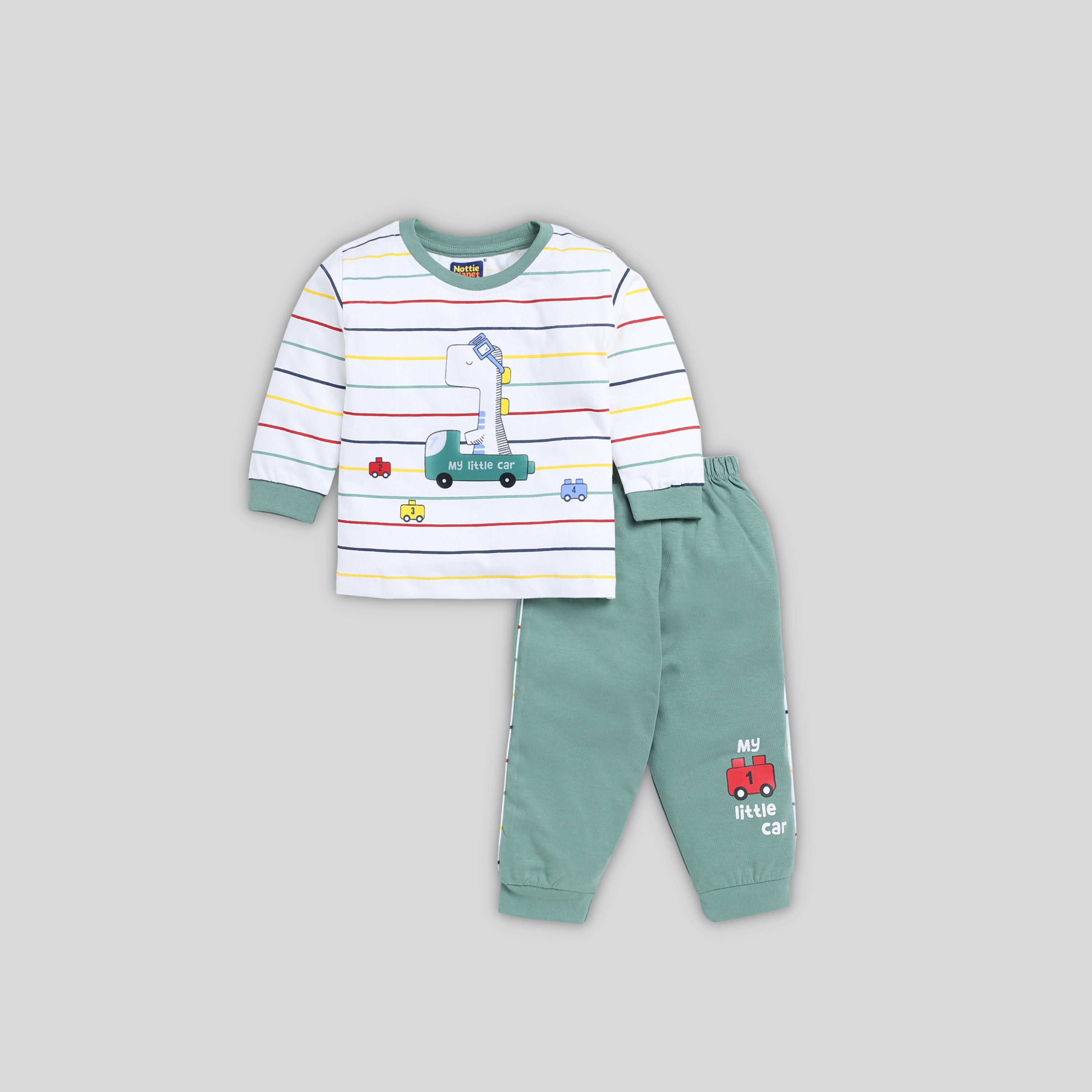 CLOTHING SET FOR BOY - OLIVE GREEN