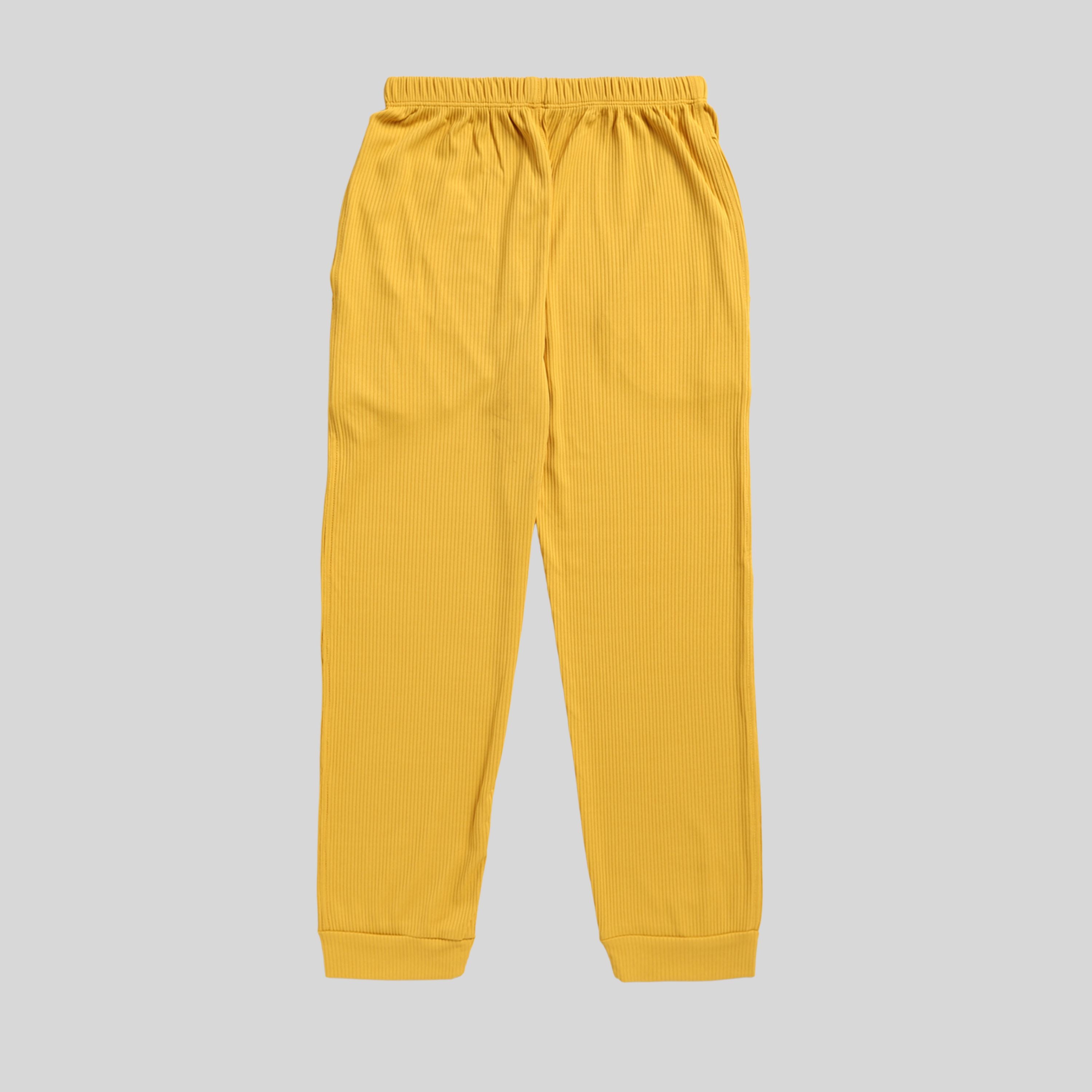 Full Sleeve Clothing Set For Girls  - Yellow