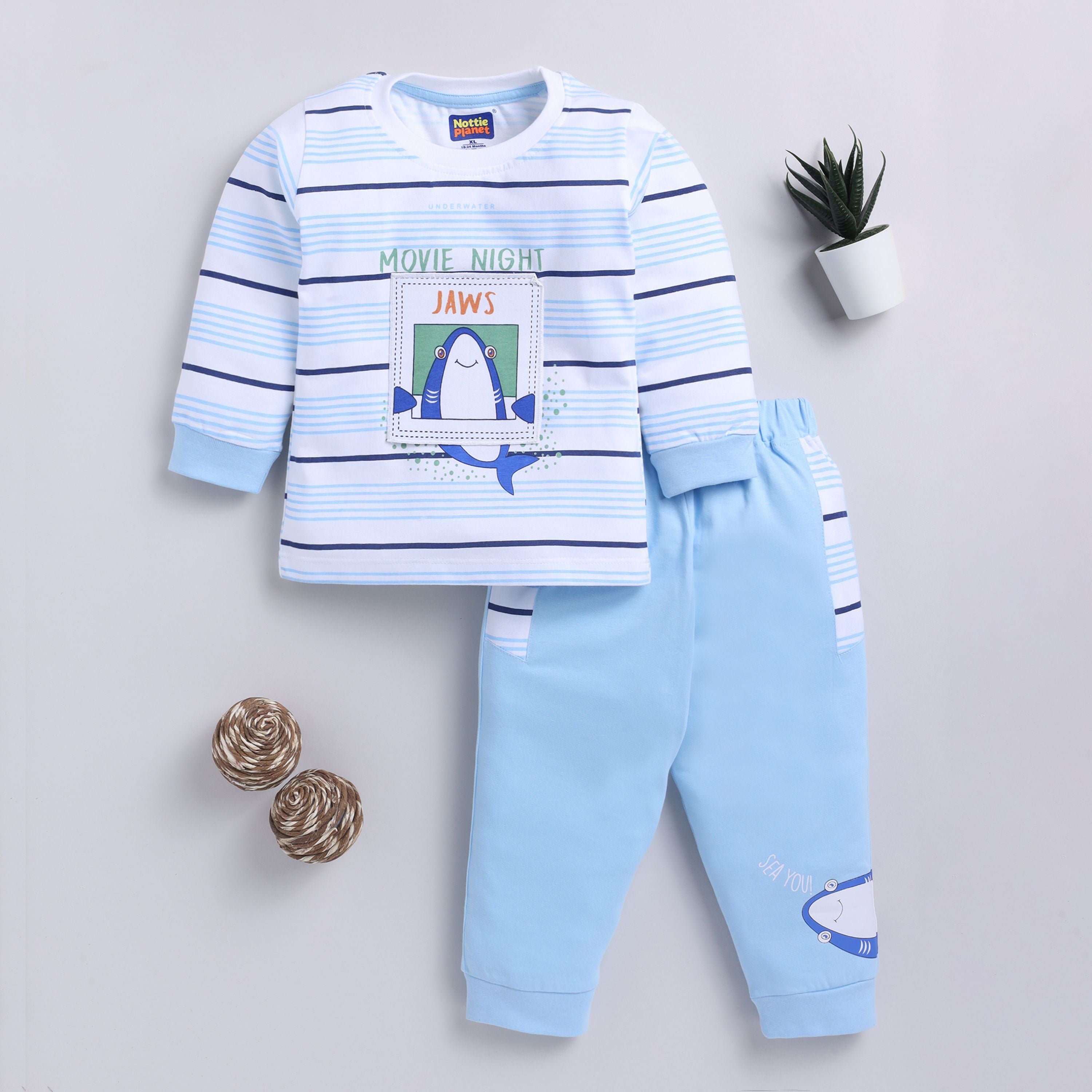 CLOTHING SET FOR BOY - BLUE