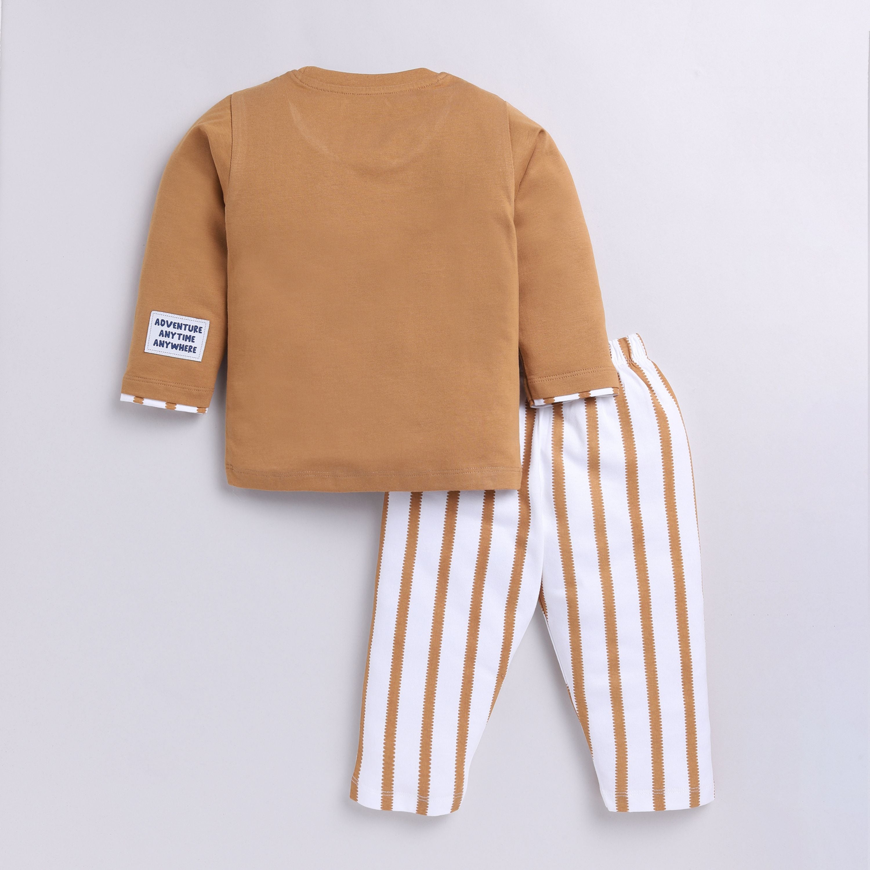 CLOTHING SET FOR BOY - BROWN