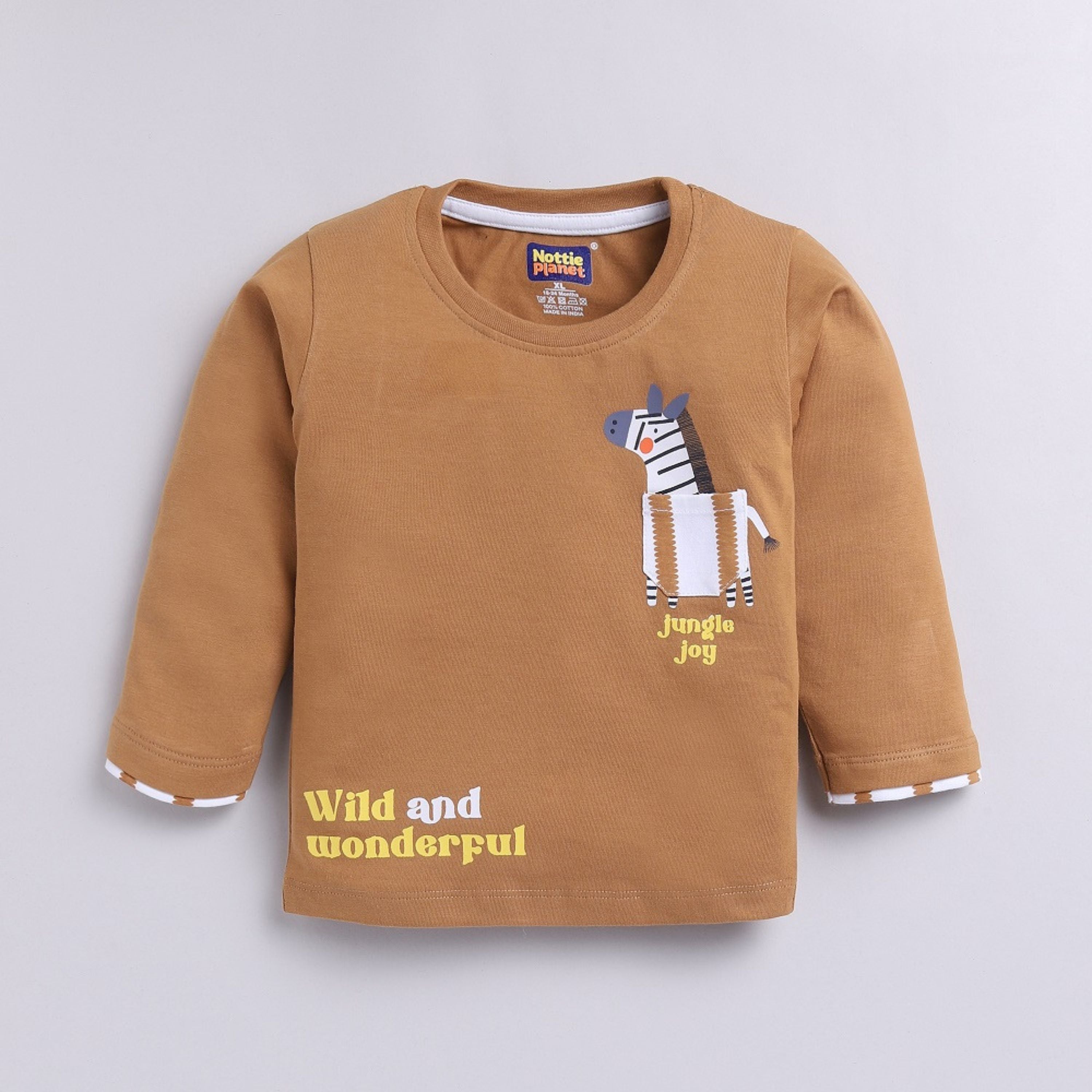 CLOTHING SET FOR BOY - BROWN