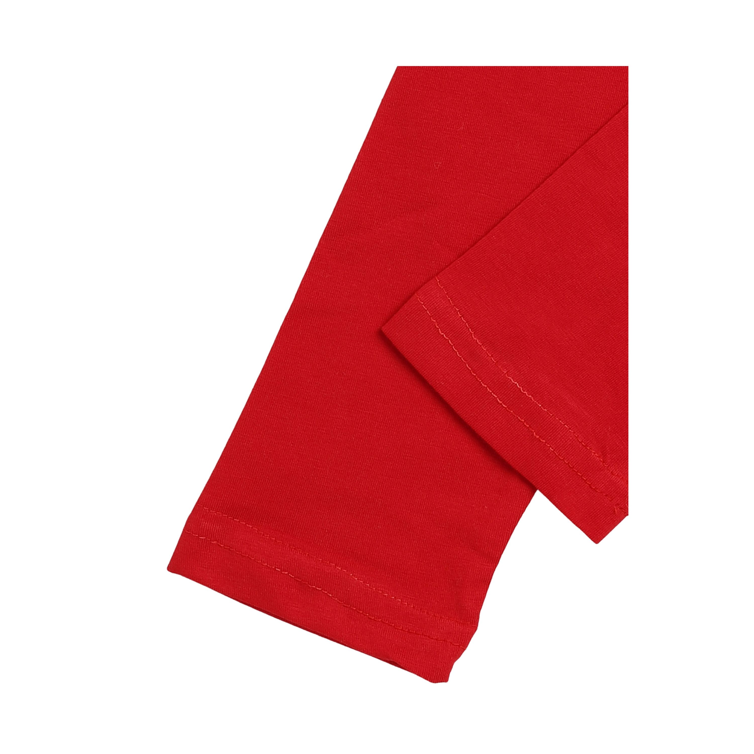 Stretchable Leggings For Girl's - RED