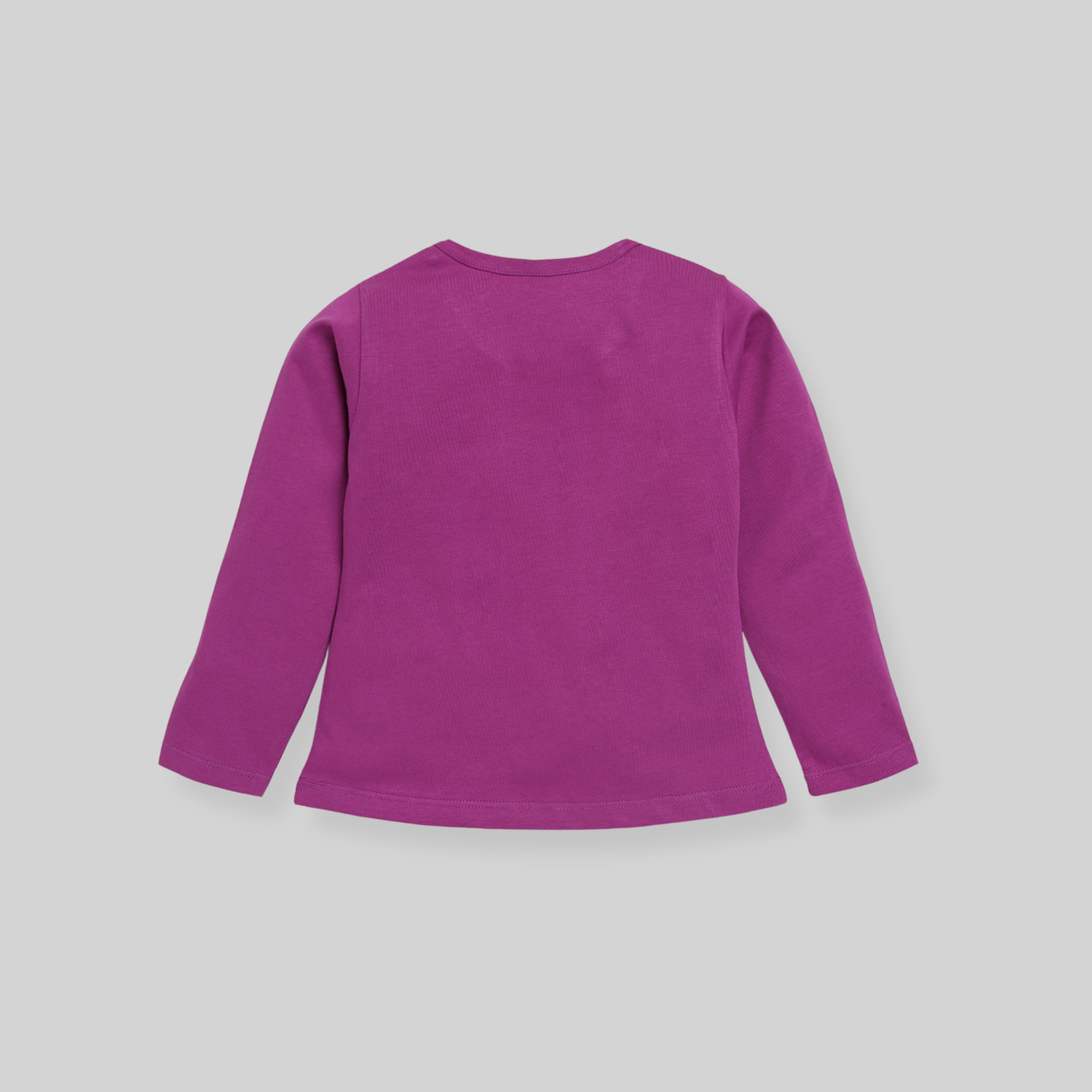 Full Sleeve Clothing Set For Girls  - Purple