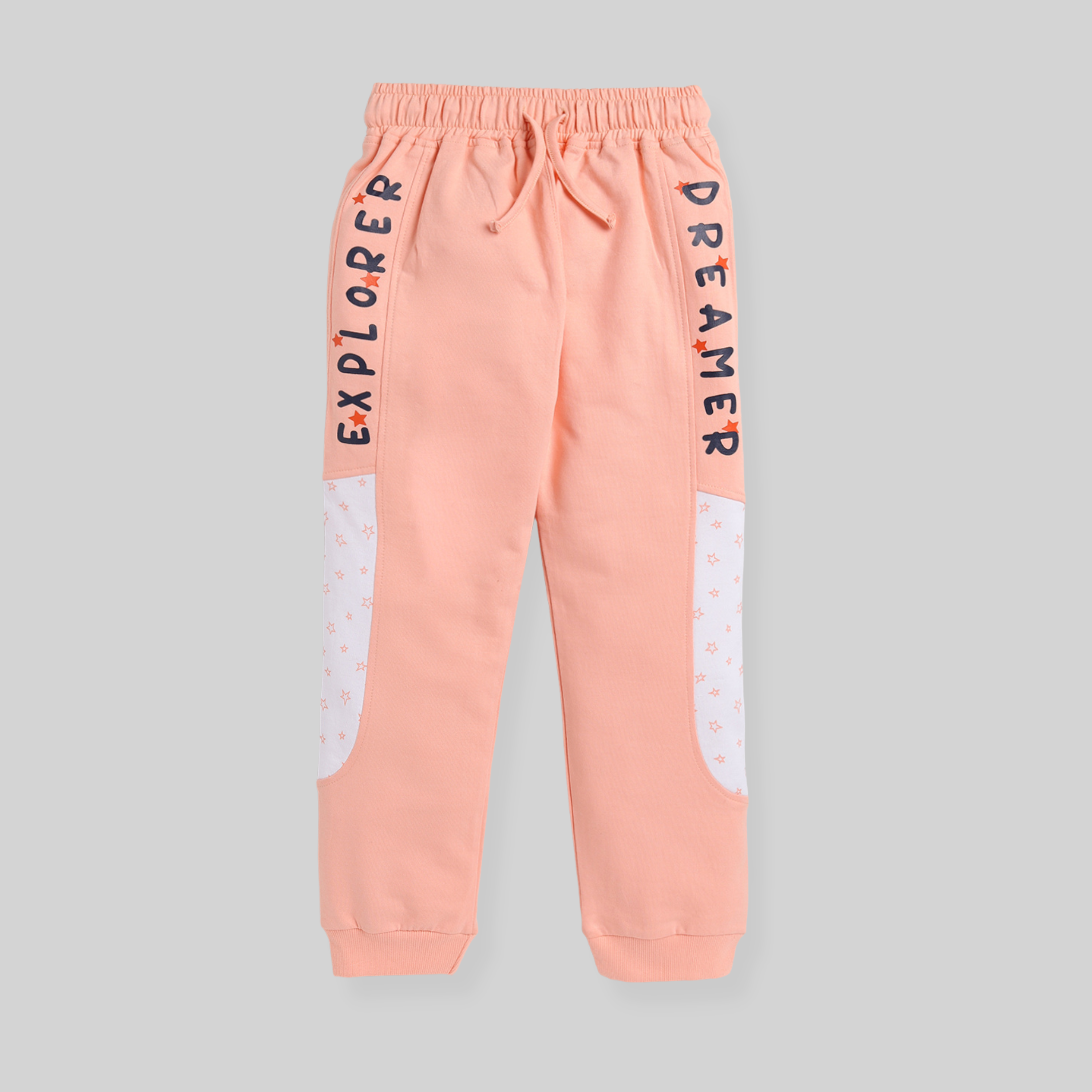 Full length pyjama for girl - Peach