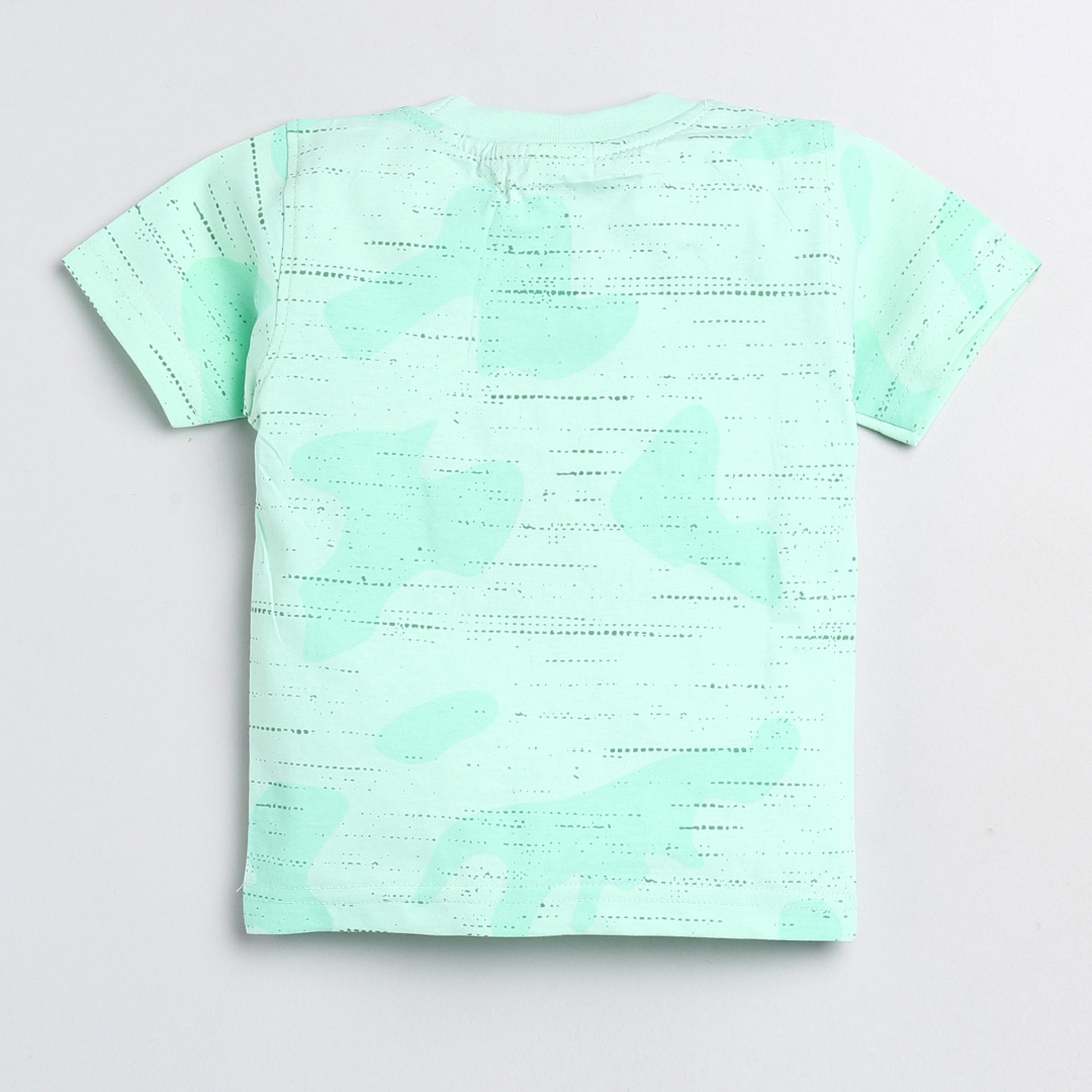 Half Sleeves  Printed Set - Green