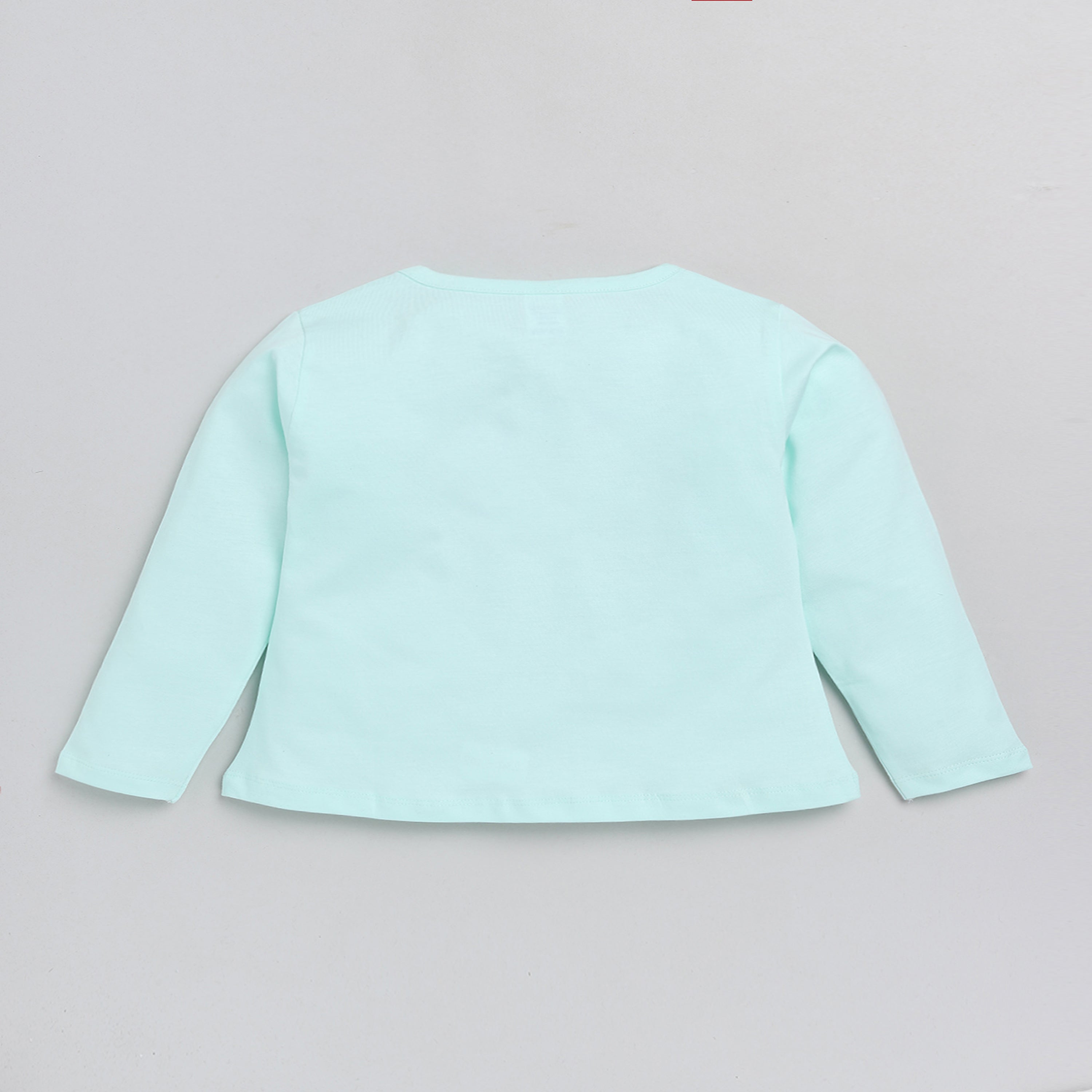 Full Sleeve Clothing Set For Girls  - Pista