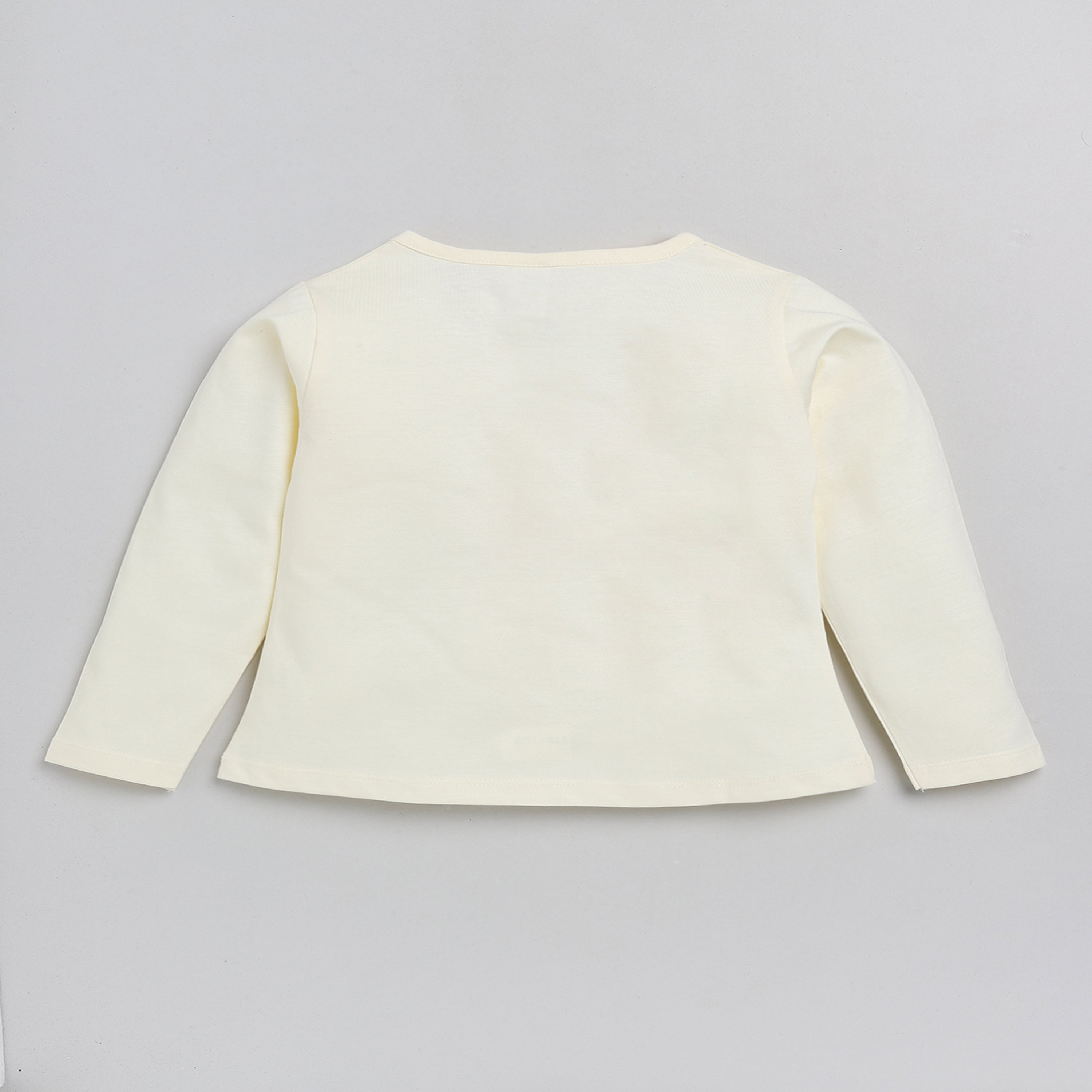 Full Sleeve Clothing Set For Girls  - Lemon