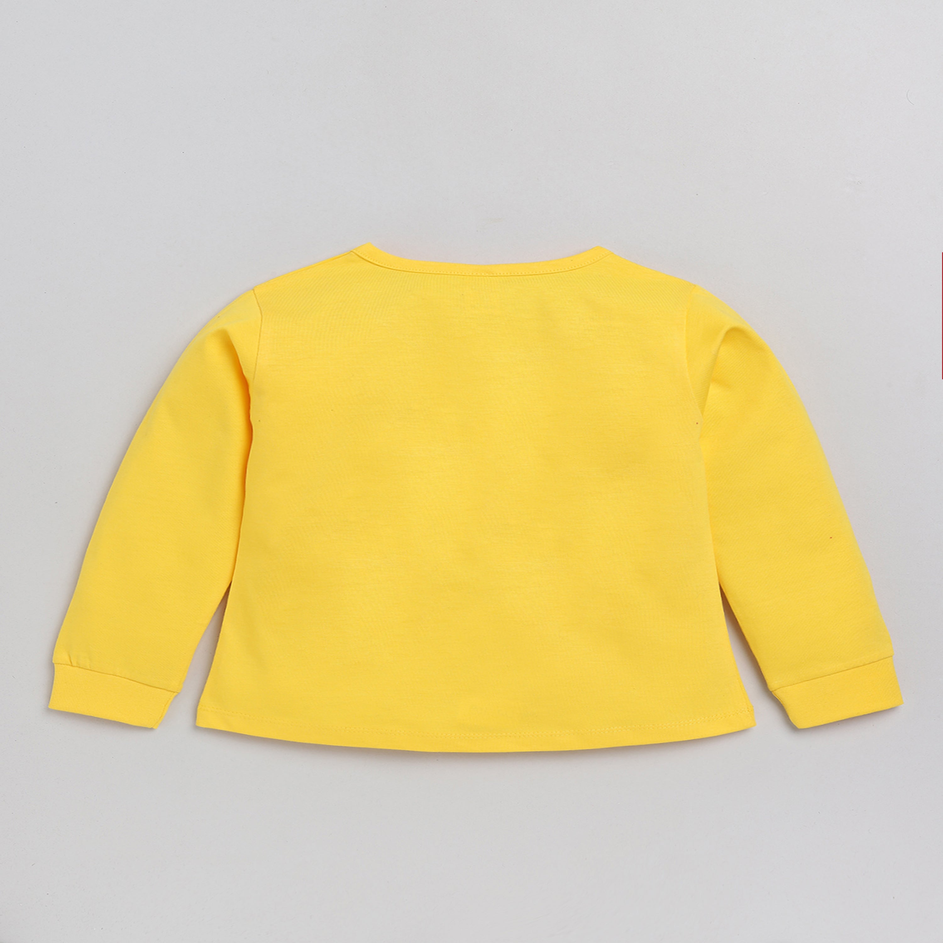 Full Sleeve Clothing Set For Girls  - Mustard