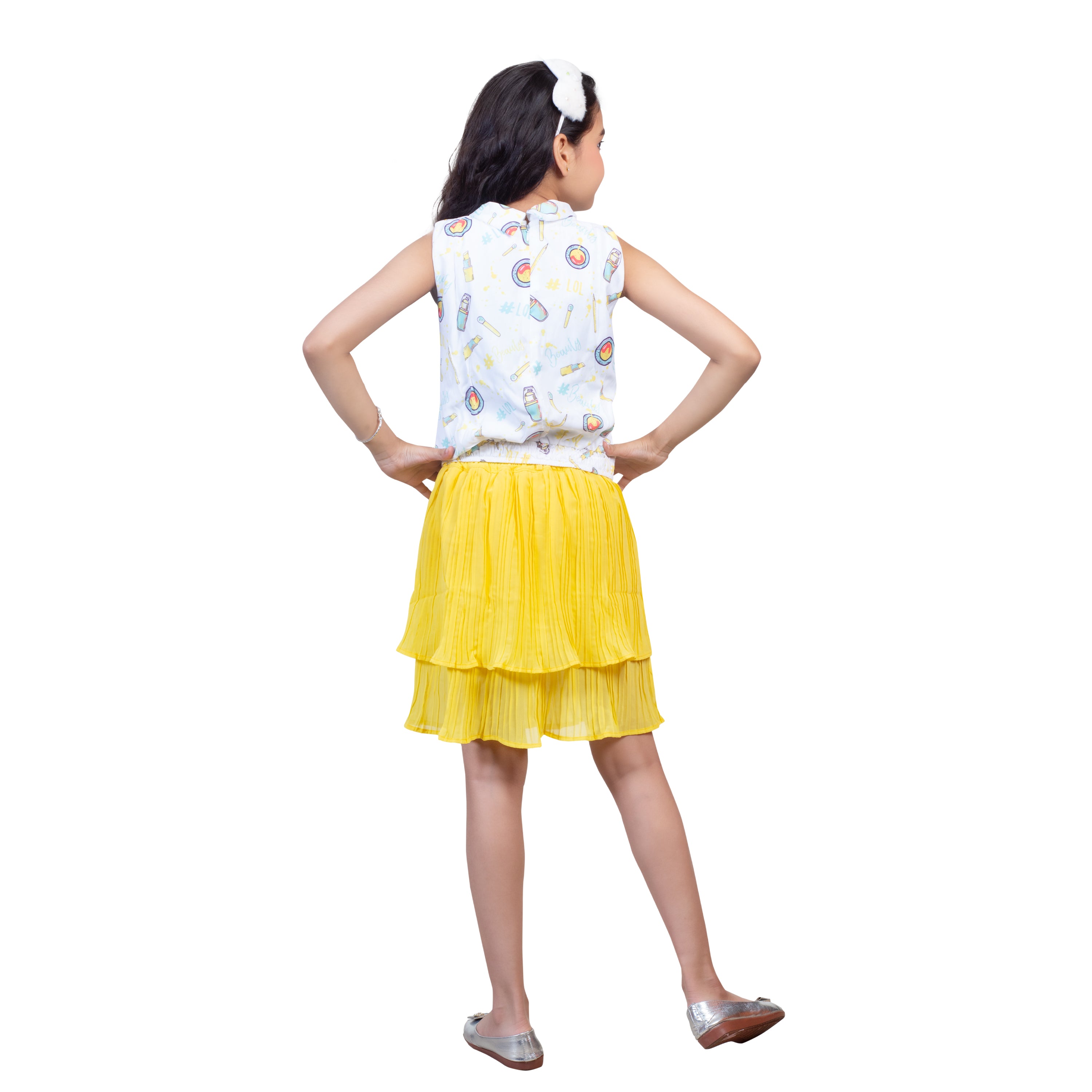 Top With Skirt - Yellow